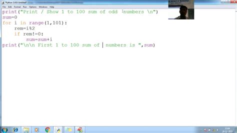 python program to print odd numbers from 1 to 100|python .